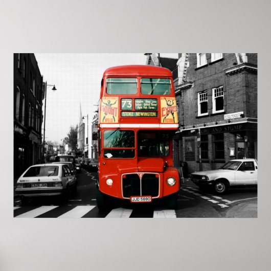 London Bus Poster 2 (Voorkant)