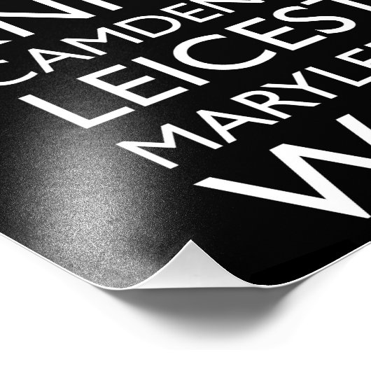 London Bus Roll (Bus Blind) Foto Afdruk (Hoek)