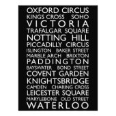 London Bus Roll (Bus Blind) Foto Afdruk (Voorkant)