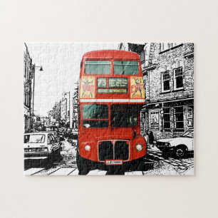 London Bus Spot Color Legpuzzel