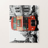 London Bus Spot Color Legpuzzel (Verticaal)