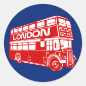 London Bus Sticker (Voorkant)