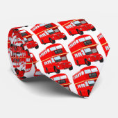 London Bus Stropdas (Opgerold)