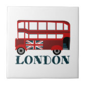 London Bus Tegeltje (Voorkant)