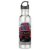 London Bus Vintage Waterfles (Voorkant)