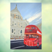 London Bus Window Cling Raamsticker (Vel 3)
