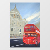London Bus Window Cling Raamsticker (Vel)