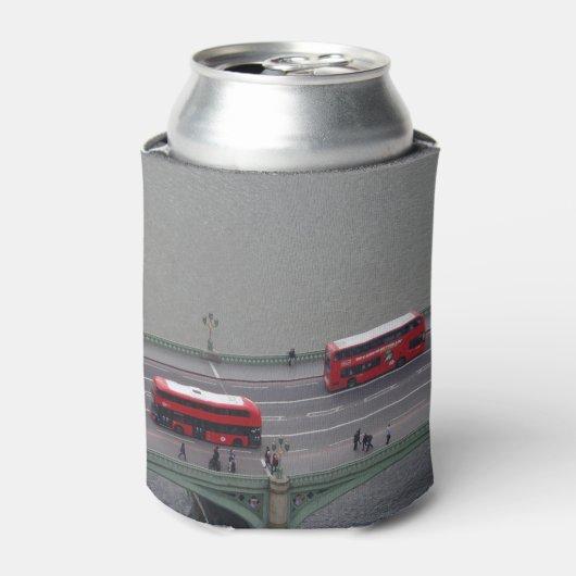 London Buses Custom Koelbox Blikjeskoeler (Blikje Voorkant)