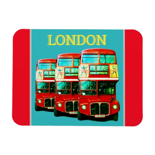 London Buses Fridge Magnet Magneet (Horizontaal)