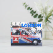 London Cab Briefkaart (Staand voorkant)