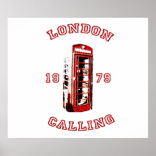 London Calling 1979 Poster (Voorkant)