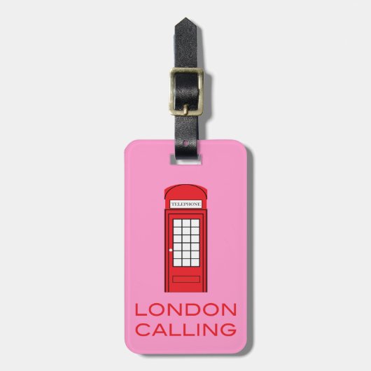LONDON CALLING - Bagagelabel (Voorkant verticaal)