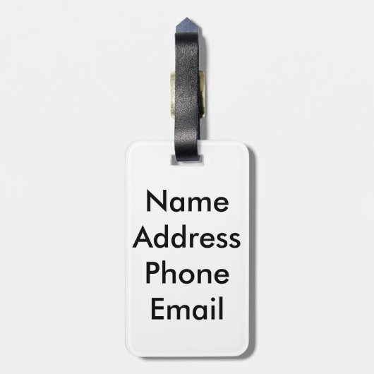 London Calling Bagagelabel (Achterkant verticaal)