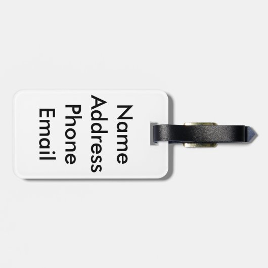 London Calling Bagagelabel (Achterkant horizontaal)