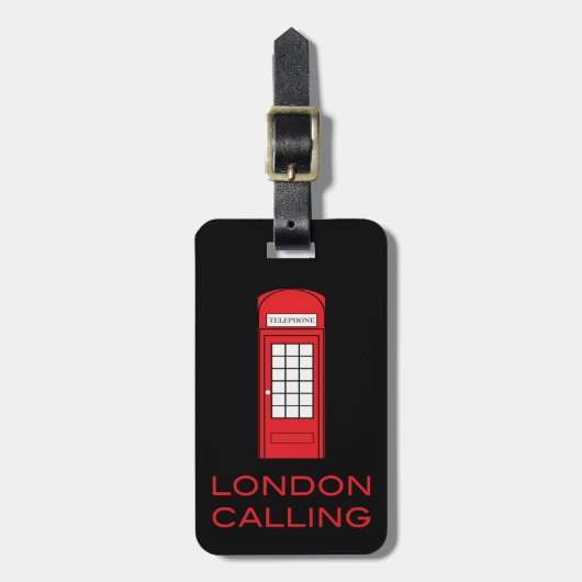 LONDON CALLING - Bagagelabel (Voorkant verticaal)