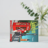 London Calling Briefkaart (Staand voorkant)