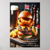 London Calling Burger 24x36 Poster (Voorkant)