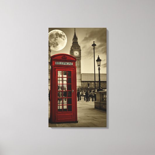 London Calling Canvas Afdruk (Voorkant)
