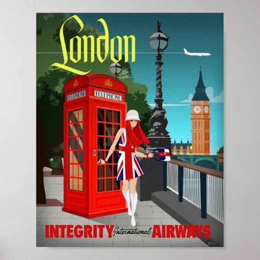 London Calling Kunstprint Poster (Voorkant)