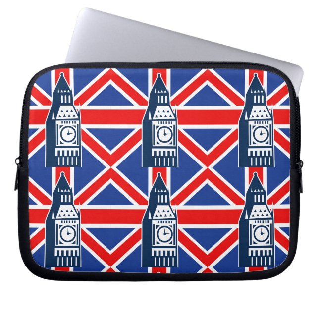 London Calling Laptop Sleeve (Voorkant)