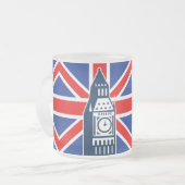 London Calling Matglas Koffiemok (Voorkant links)