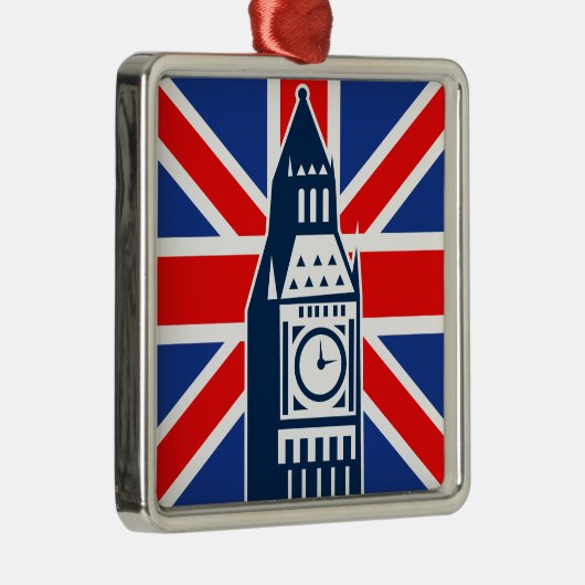 London Calling Metalen Ornament (Rechts)
