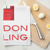 London Calling Phone Booth Theedoek (Quarter Fold)