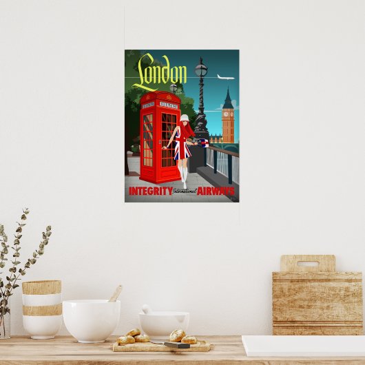 London Calling Poster (Keuken)