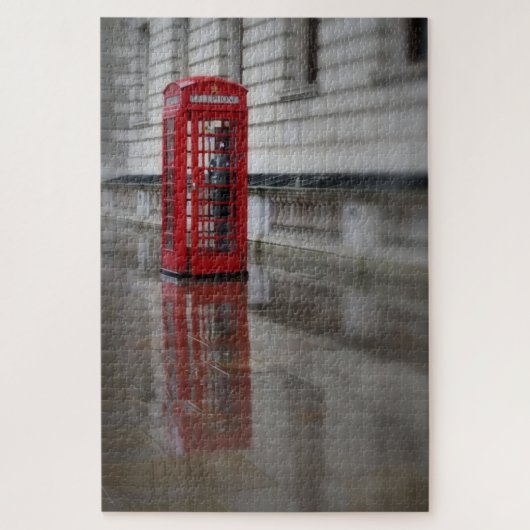 London Calling - Red Phone Box - 20x30 - 1014 pcs Legpuzzel (Verticaal)