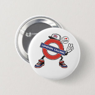 London Calling Ronde Button 5,7 Cm