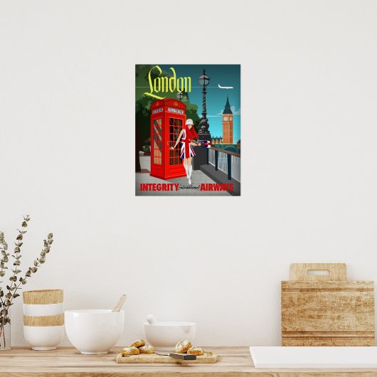 London Calling Small Poster (Keuken)