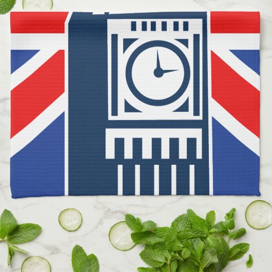 London Calling Theedoek (Gevouwen)