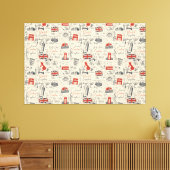 London Canvas Print (Insitu (Woonkamer))