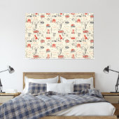 London Canvas Print (Insitu (Slaapkamer))