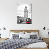 London Canvas Print (Insitu (Slaapkamer))