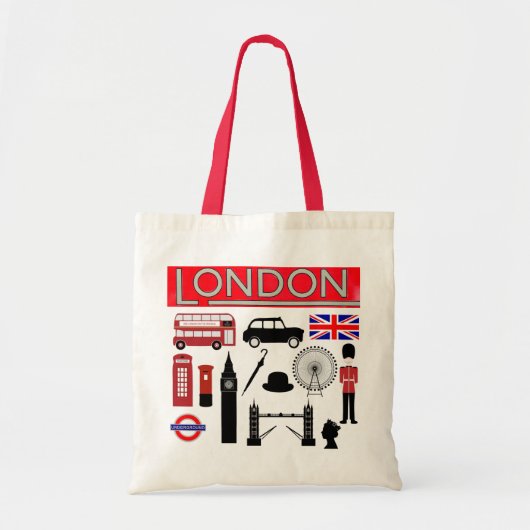 London Canvas tas (Voorkant)