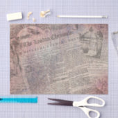  London Chronicle Newspapers Advertentie Tissuepapier (Craft)