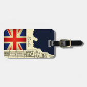 London City Big Ben Union Jack Flag Bagagelabel (Voorkant horizontaal)