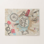 London City Doodle Art Legpuzzel (Horizontaal)
