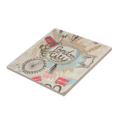 London City Doodle Art Tegeltje (Zijkant)