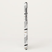 London City Doodles Patroon Case-Mate iPhone Case (Achterkant/links)
