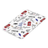 London City Doodles Pattern Magneet (Linkerzijde)
