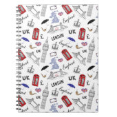 London City Doodles Pattern Notitieboek (Voorkant)