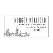 London City | Gepersonaliseerd zelfinkend stempel (Design)
