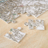  London City Plan Old Antiek Legpuzzel (Zijkant)