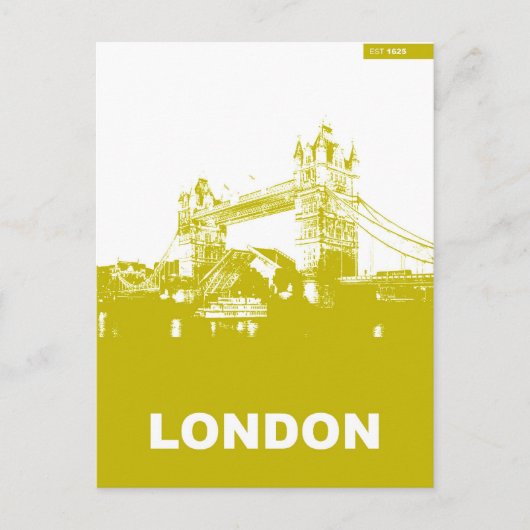 London City Poster Briefkaart (Voorkant)