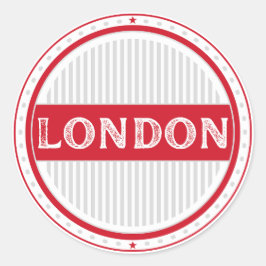 London City Pride Embleem – Engelse identiteit Ronde Sticker