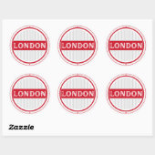 London City Pride Embleem – Engelse identiteit Ronde Sticker (Vel)