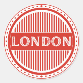 London City Pride Emblem – Canadian Identity Ronde Sticker