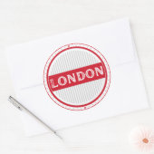 London City Pride Emblem – English Identity Ronde Sticker (Envelop)